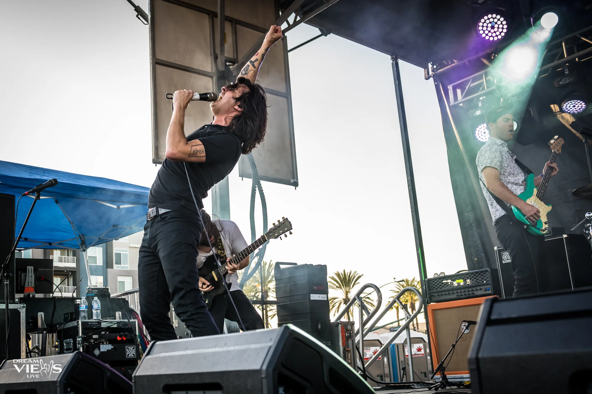 Hail The Sun performing on tour